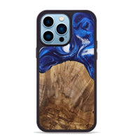 iPhone 14 Pro Max Wood Phone Case - Watson (Blue, 731324)