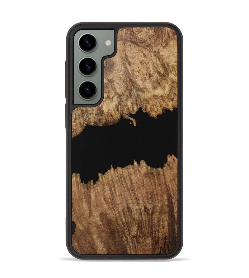 Galaxy S23 Plus Wood Phone Case - Ilda (Pure Black, 731328)