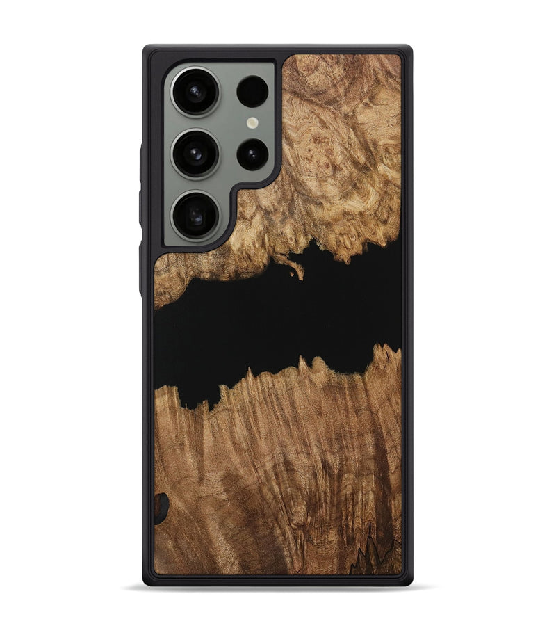 Galaxy S24 Ultra Wood Phone Case - Ilda (Pure Black, 731328)