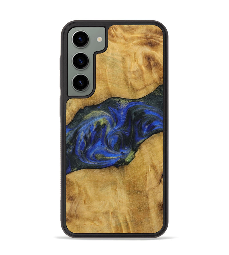 Galaxy S23 Plus Wood Phone Case - Kanye (Blue, 731342)