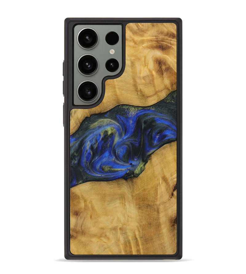 Galaxy S23 Ultra Wood Phone Case - Kanye (Blue, 731342)