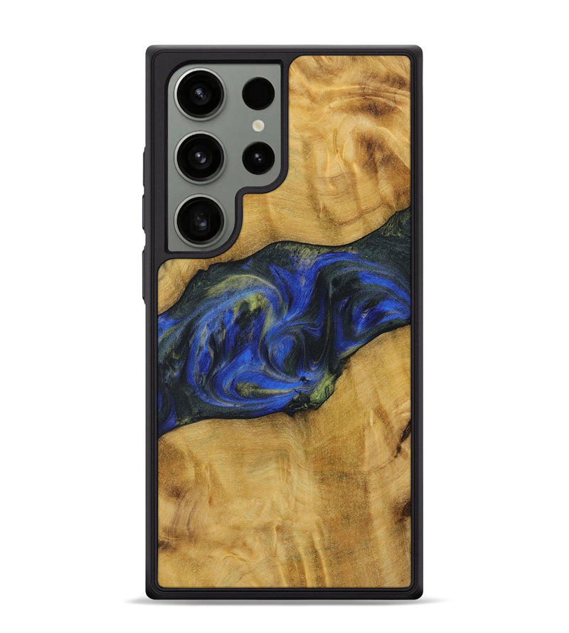 Galaxy S24 Ultra Wood Phone Case - Kanye (Blue, 731342)