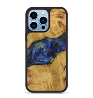 iPhone 14 Pro Max Wood Phone Case - Kanye (Blue, 731342)