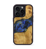 iPhone 15 Pro Wood Phone Case - Kanye (Blue, 731342)