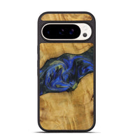 Pixel 9 Wood Phone Case - Kanye (Blue, 731342)