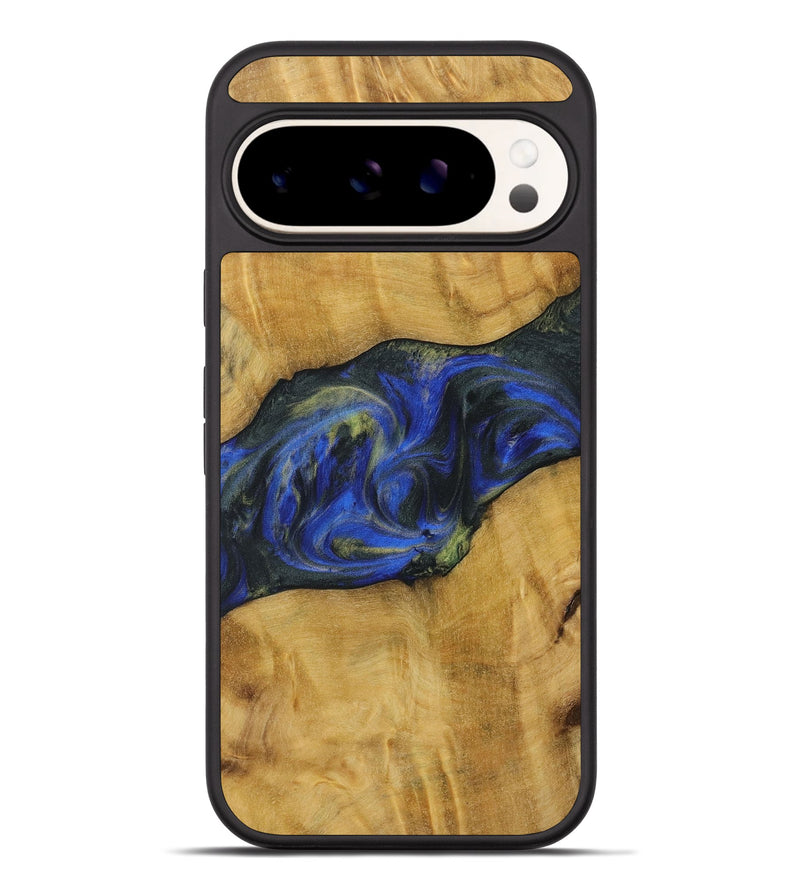 Pixel 9 Pro XL Wood Phone Case - Kanye (Blue, 731342)