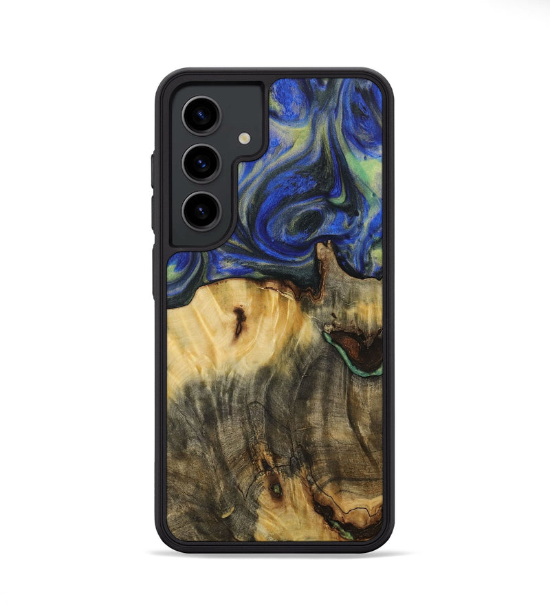 Galaxy S24 Wood Phone Case - Jesenia (Blue, 731343)