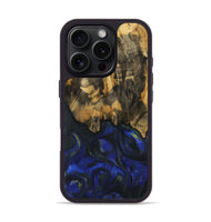 iPhone 16 Pro Wood Phone Case - Ebbie (Blue, 731356)