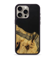 iPhone 15 Pro Max Wood Phone Case - Kristan (Pure Black, 731365)