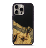 iPhone 16 Pro Max Wood Phone Case - Kristan (Pure Black, 731365)