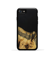 iPhone SE Wood Phone Case - Kristan (Pure Black, 731365)