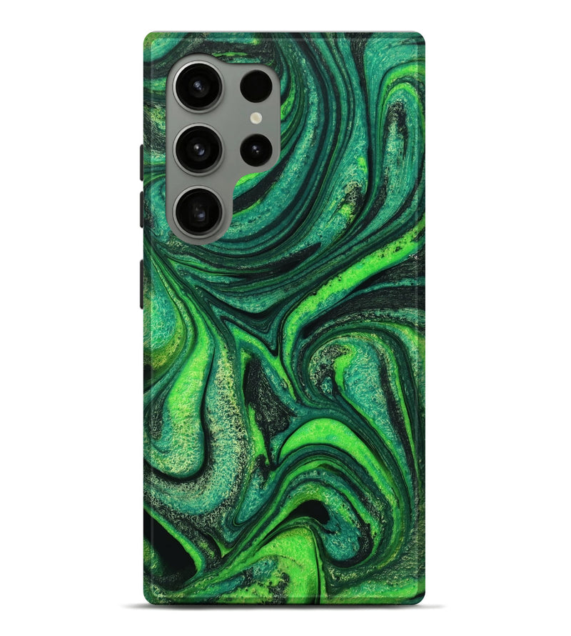 Galaxy S24 Ultra ResinArt Live Edge Phone Case - Abbott (Green, 731370)