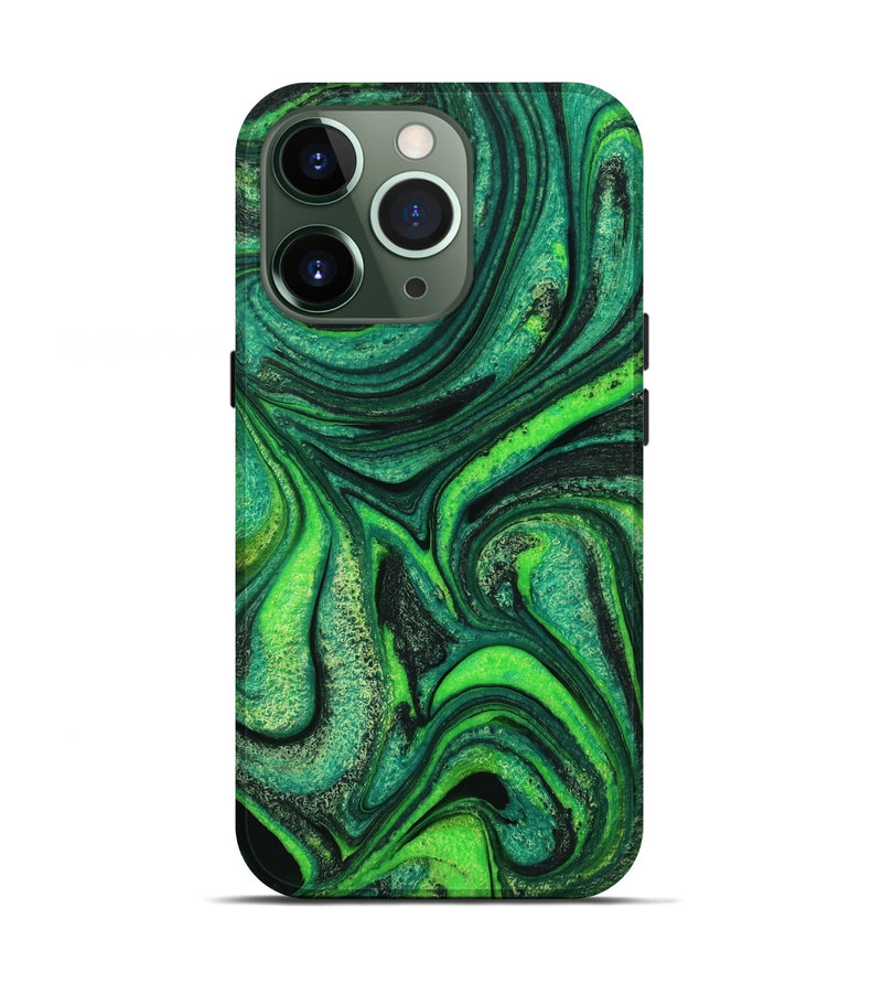 iPhone 13 Pro ResinArt Live Edge Phone Case - Abbott (Green, 731370)