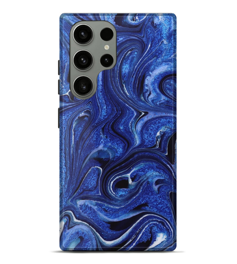 Galaxy S23 Ultra ResinArt Live Edge Phone Case - Vickie (Blue, 731375)