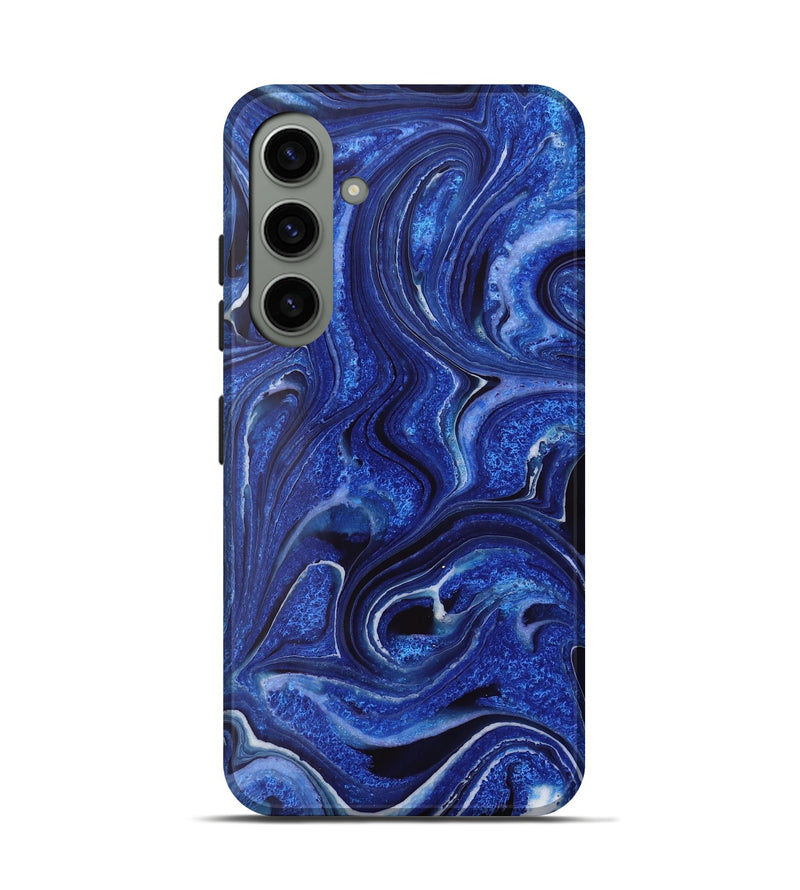 Galaxy S24 ResinArt Live Edge Phone Case - Vickie (Blue, 731375)