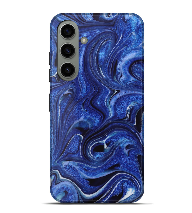 Galaxy S24 Plus ResinArt Live Edge Phone Case - Vickie (Blue, 731375)