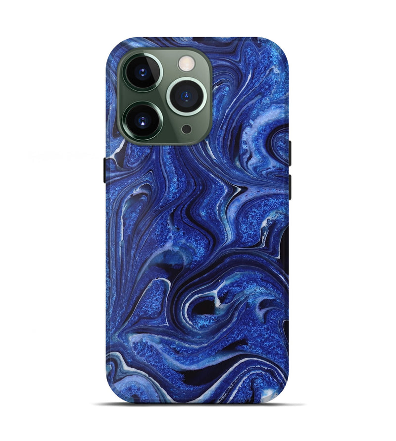 iPhone 13 Pro ResinArt Live Edge Phone Case - Vickie (Blue, 731375)