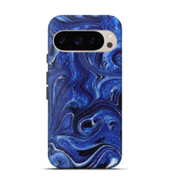 Pixel 9 Pro ResinArt Live Edge Phone Case - Vickie (Blue, 731375)