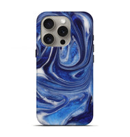 iPhone 16 Pro ResinArt Live Edge Phone Case - Arlyn (Blue, 731387)