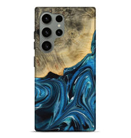 Galaxy S24 Ultra Wood Live Edge Phone Case - Bihari (Blue, 731388)