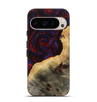 Pixel 9 Pro Wood Live Edge Phone Case - Lope (Red, 731391)