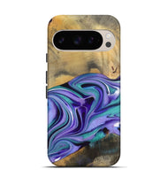 Pixel 9 Pro Wood Live Edge Phone Case - Kentaro (Purple, 731392)