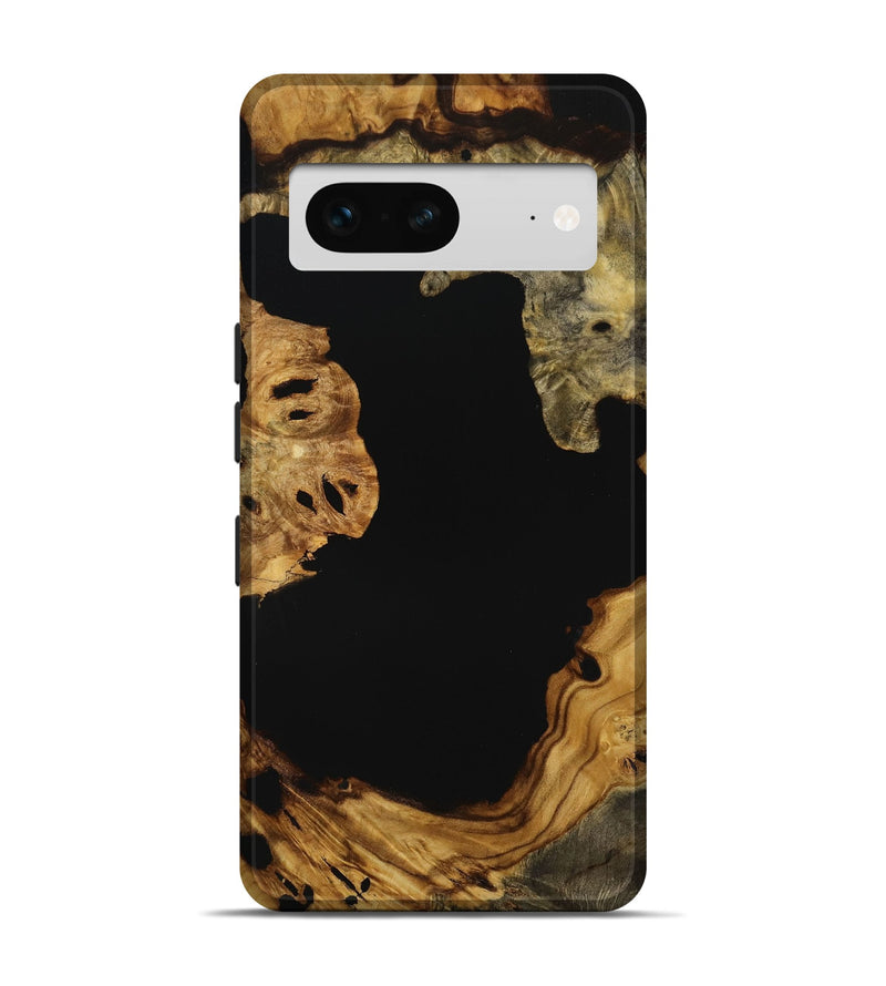 Pixel 7 Wood Live Edge Phone Case - Jaylynn (Pure Black, 731393)