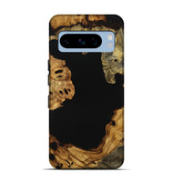 Pixel 8 Pro Wood Live Edge Phone Case - Jaylynn (Pure Black, 731393)