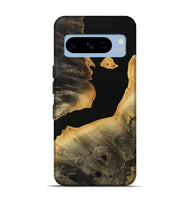 Pixel 8 Pro Wood Live Edge Phone Case - Sabra (Pure Black, 731398)