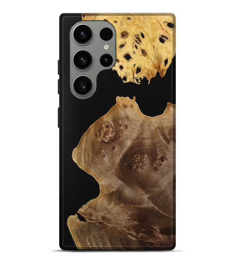 Galaxy S23 Ultra Wood Live Edge Phone Case - Waldo (Pure Black, 731400)