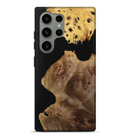 Galaxy S24 Ultra Wood Live Edge Phone Case - Waldo (Pure Black, 731400)