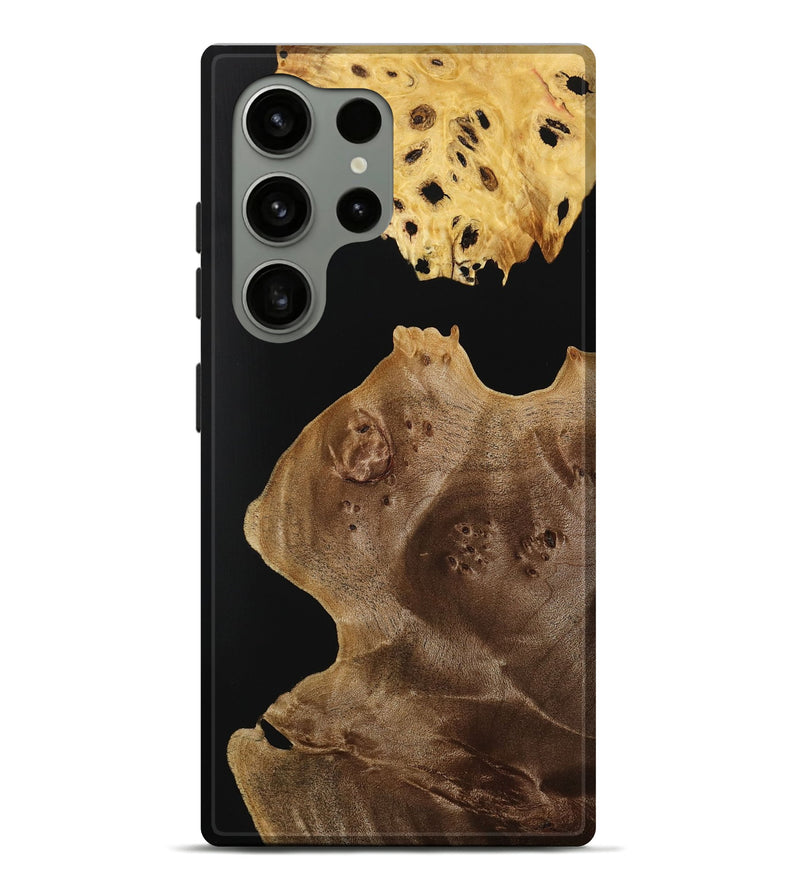 Galaxy S24 Ultra Wood Live Edge Phone Case - Waldo (Pure Black, 731400)