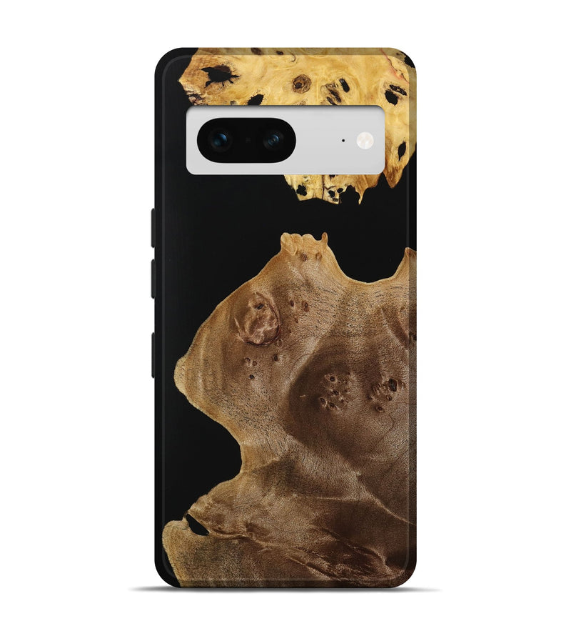 Pixel 7 Wood Live Edge Phone Case - Waldo (Pure Black, 731400)