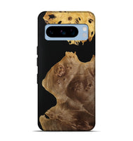 Pixel 8 Pro Wood Live Edge Phone Case - Waldo (Pure Black, 731400)