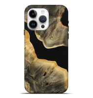 iPhone 15 Pro Max Wood Live Edge Phone Case - Bascom (Pure Black, 731402)