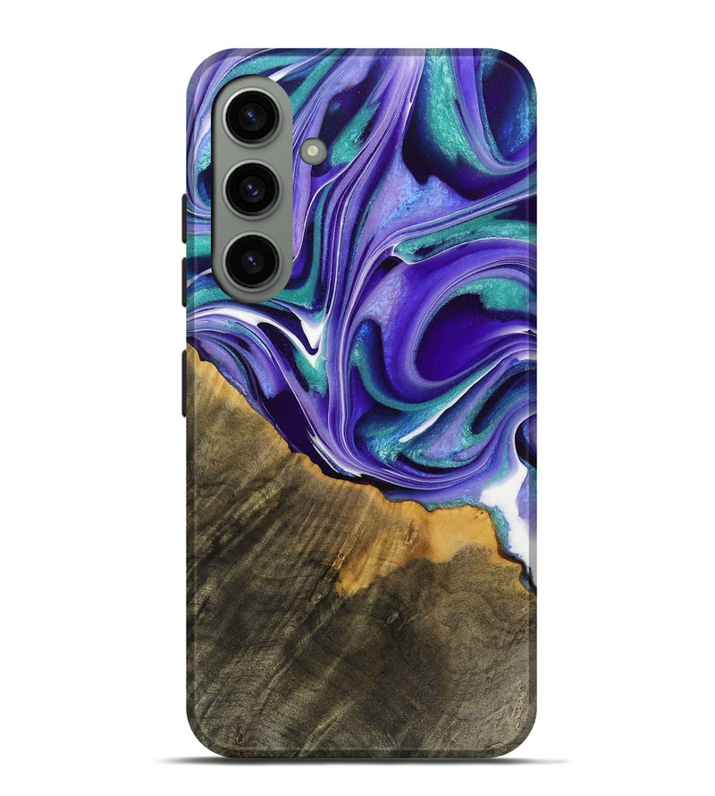 Galaxy S24 Plus Wood Live Edge Phone Case - Jeromy (Purple, 731414)