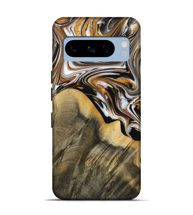 Pixel 8 Pro ResinArt Live Edge Phone Case - Romeo (Black & White, 731419)