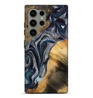 Galaxy S24 Ultra Wood Live Edge Phone Case - Nariko (Blue, 731420)