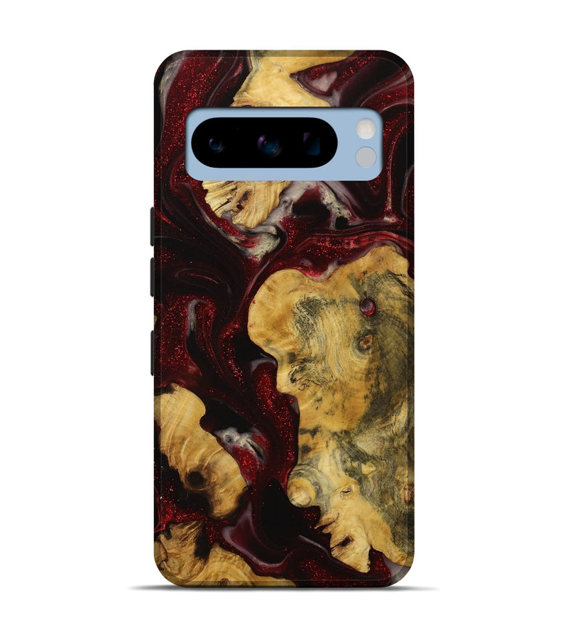 Pixel 8 Pro Wood Live Edge Phone Case - Chabane (Red, 731424)