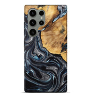 Galaxy S24 Ultra Wood Live Edge Phone Case - Dael (Blue, 731425)