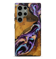 Galaxy S24 Ultra Wood Live Edge Phone Case - Carita (Purple, 731427)