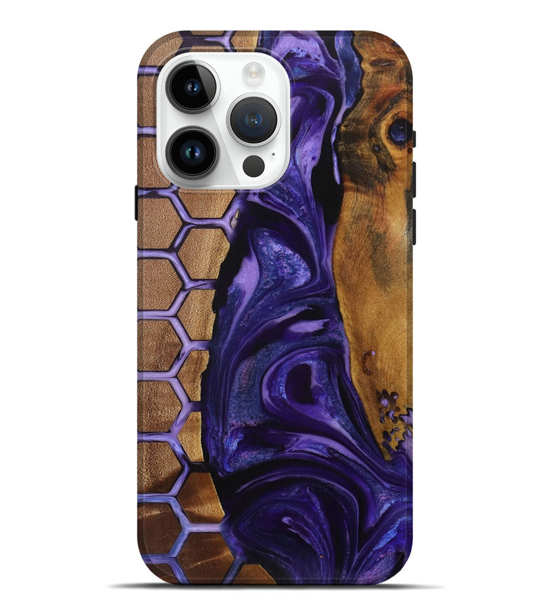 iPhone 15 Pro Max Wood Live Edge Phone Case - Sharron (Pattern, 731430)