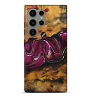 Galaxy S24 Ultra Wood Live Edge Phone Case - Kaelyn (Purple, 731434)