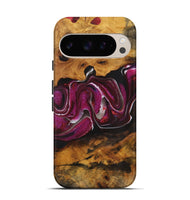 Pixel 9 Pro Wood Live Edge Phone Case - Kaelyn (Purple, 731434)