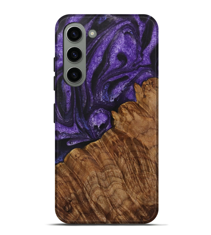 Galaxy S23 Plus Wood Live Edge Phone Case - Jemmy (Purple, 731437)