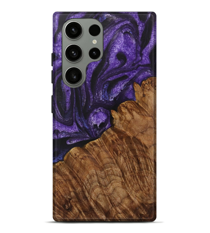 Galaxy S23 Ultra Wood Live Edge Phone Case - Jemmy (Purple, 731437)