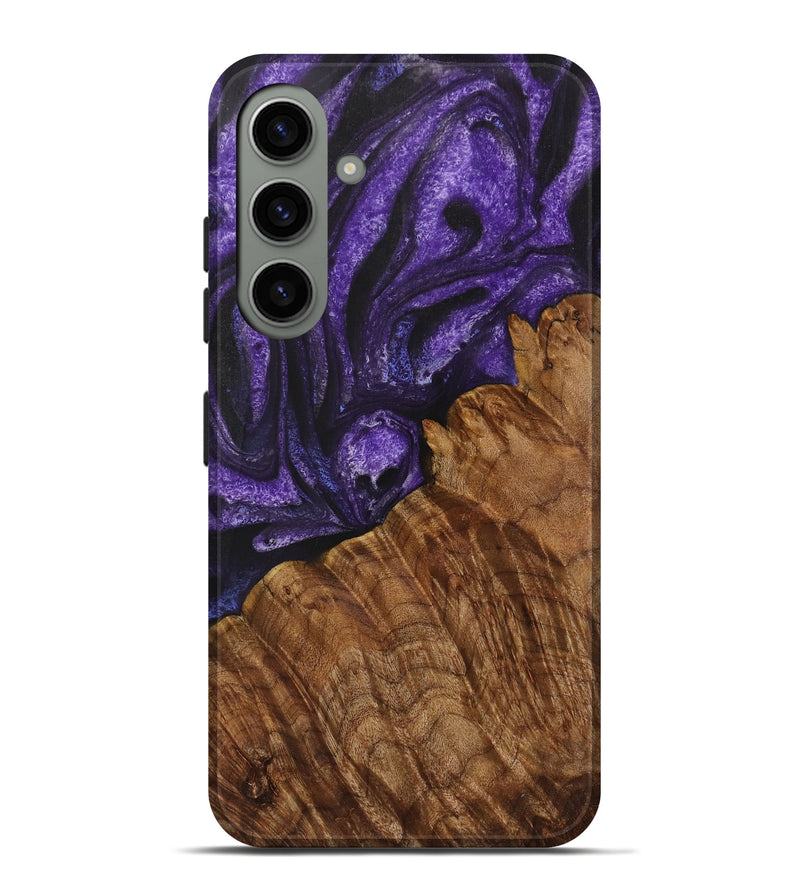 Galaxy S24 Plus Wood Live Edge Phone Case - Jemmy (Purple, 731437)