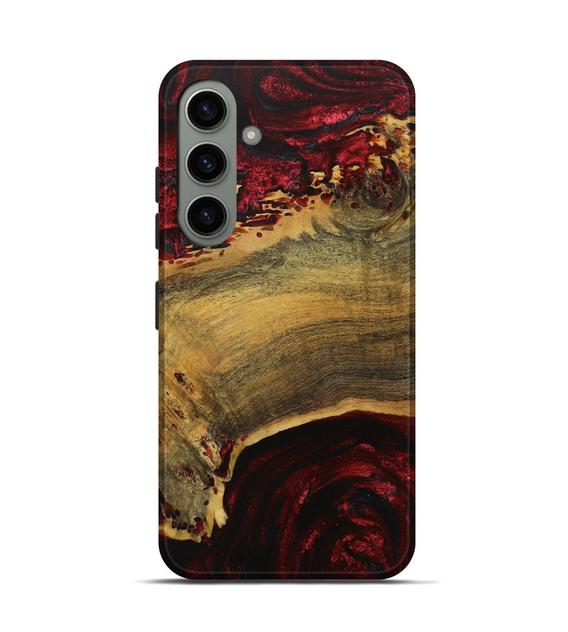 Galaxy S24 Wood Live Edge Phone Case - Rollie (Red, 731443)