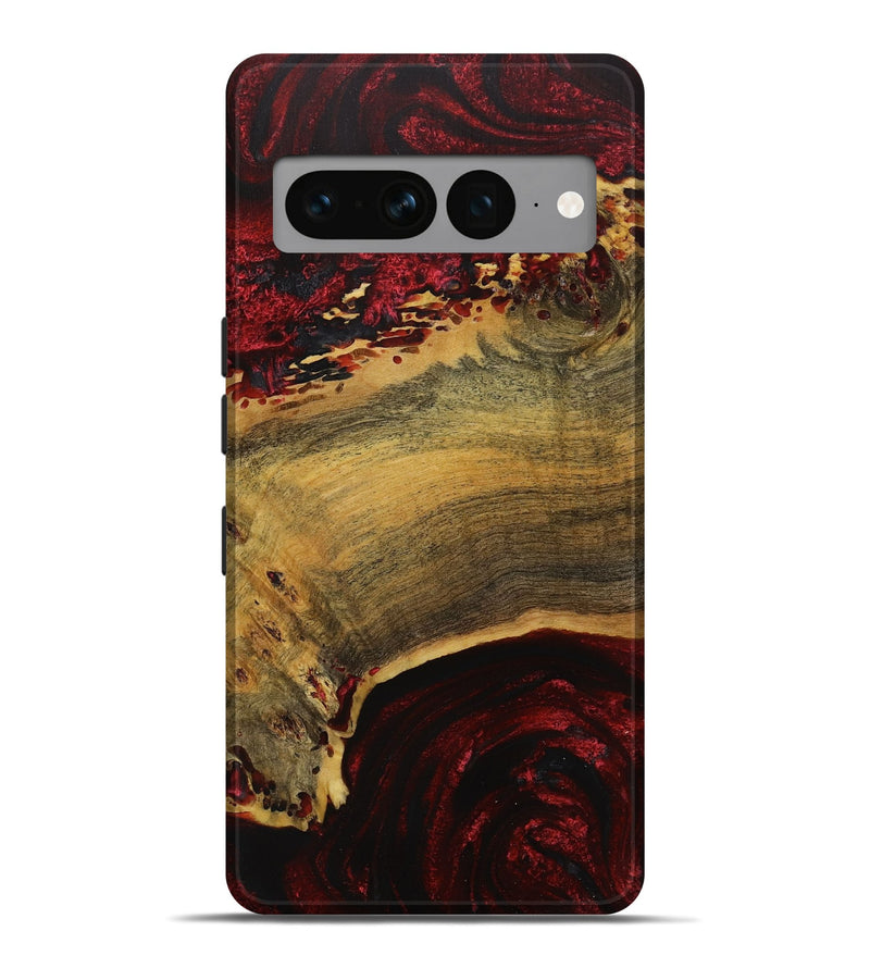 Pixel 7 Pro Wood Live Edge Phone Case - Rollie (Red, 731443)