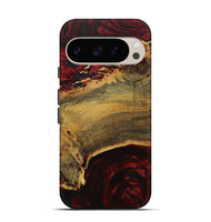 Pixel 9 Pro Wood Live Edge Phone Case - Rollie (Red, 731443)